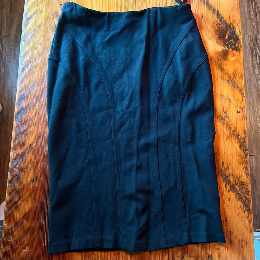 Shape FX Black Sculpting Pencil Skirt Size 6 NWT Control Enhance Support